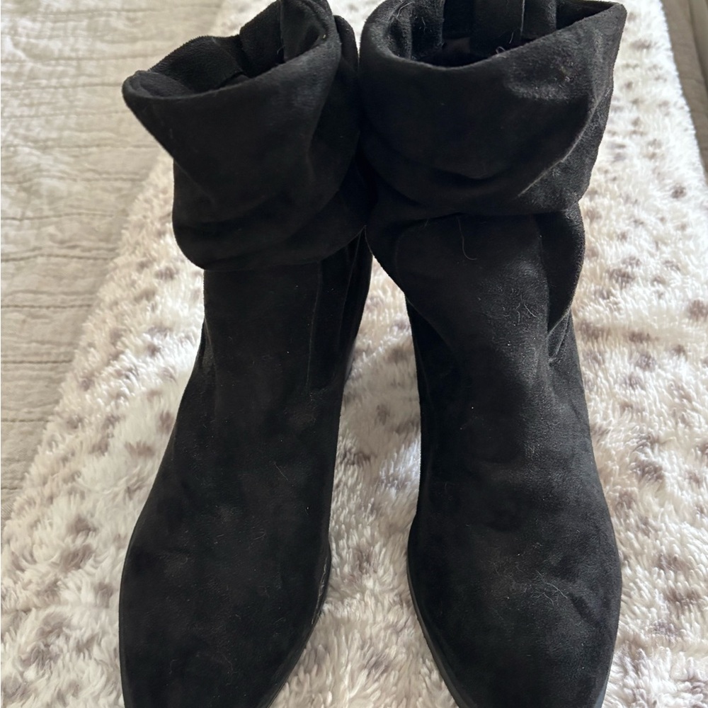 CL by Laundry Black Ankle Booties